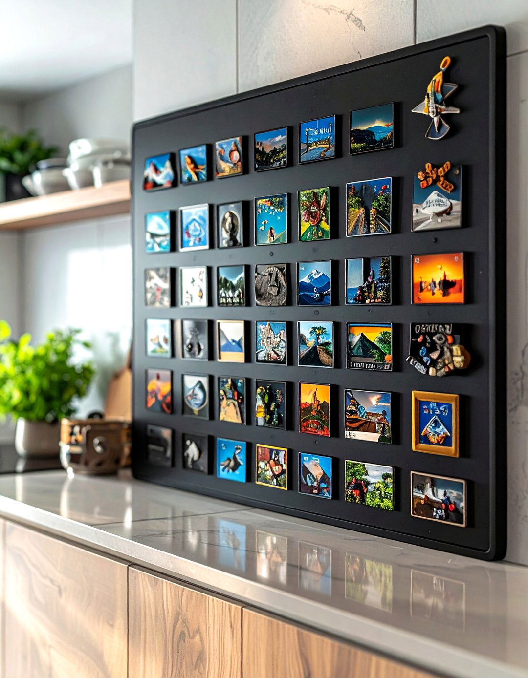 Magnet Display Board - 30 souvenir display ideas