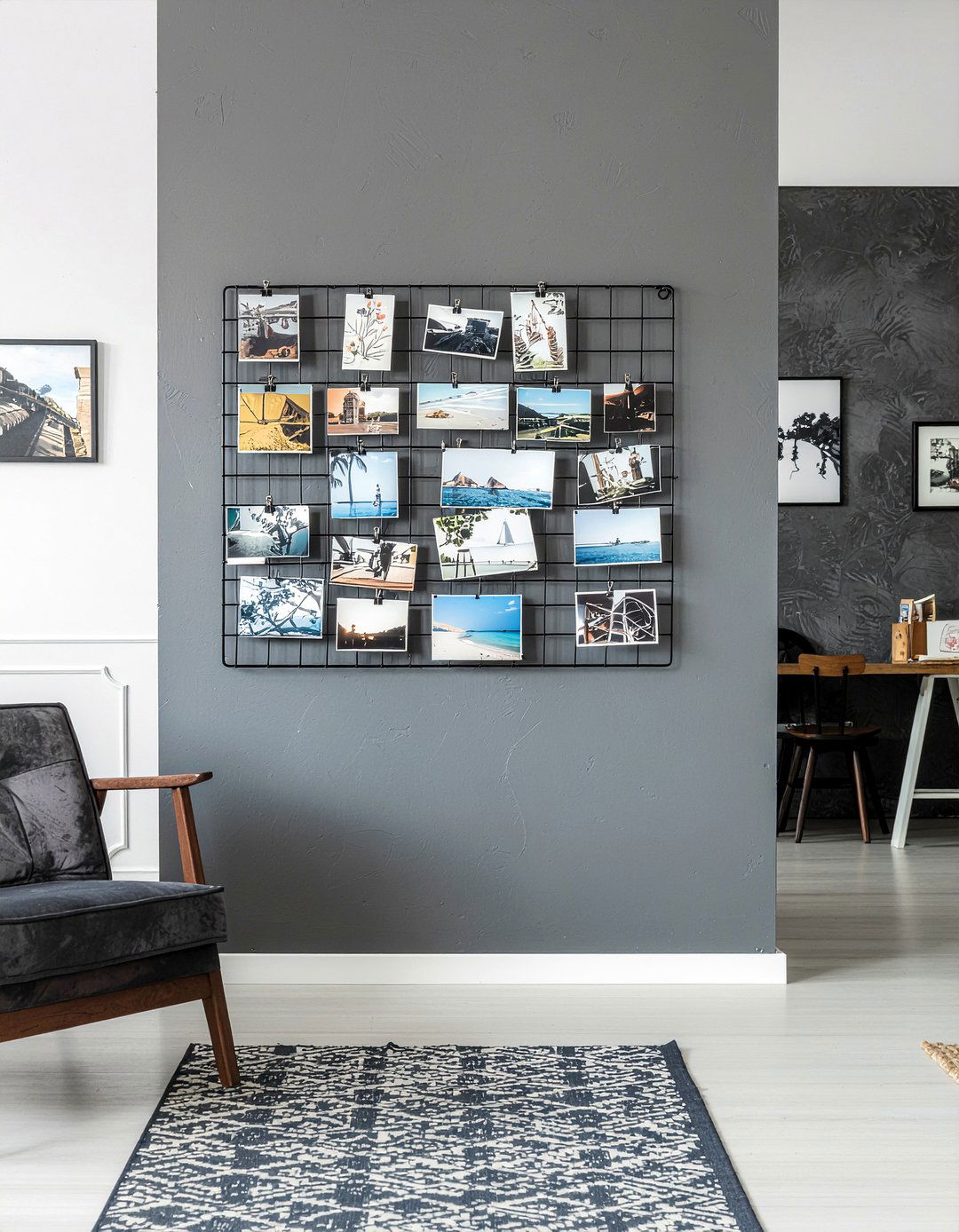 Magnetic Curation Board - 30 no damage living room ideas