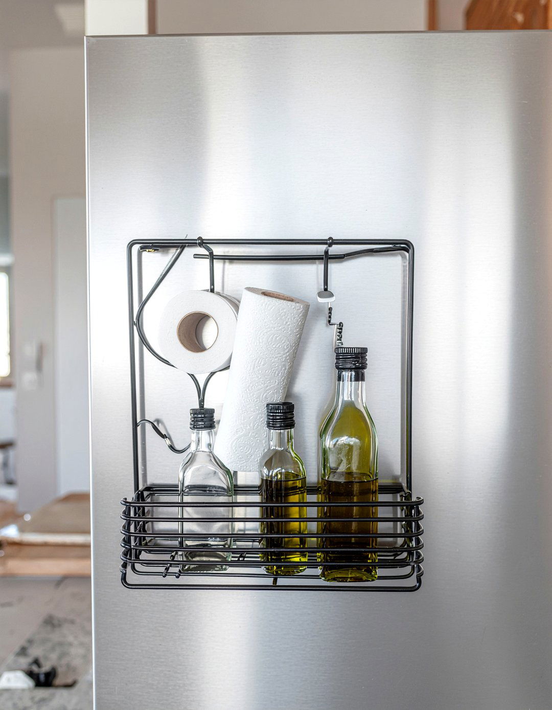 Magnetic Fridge Organizer - 30 clutter-free kitchen ideas