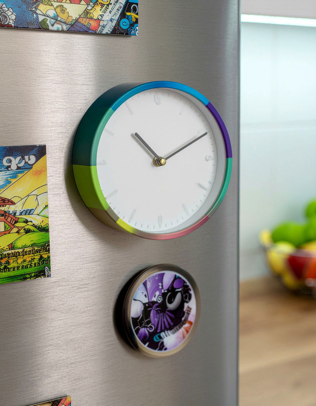 Magnetic Kitchen Clock - 30 kitchen clock ideas