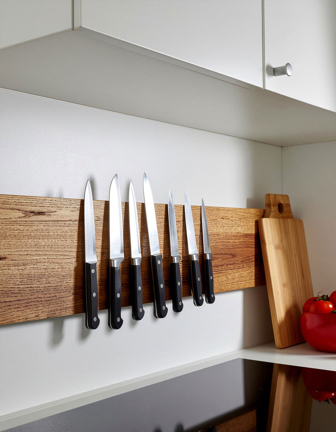 Magnetic Knife Strip - 30 easy-clean kitchen ideas