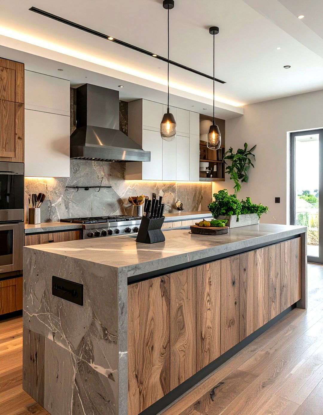 Magnetic Knife Strip On End Of Kitchen Island - 30 magnetic knife strip kitchen ideas