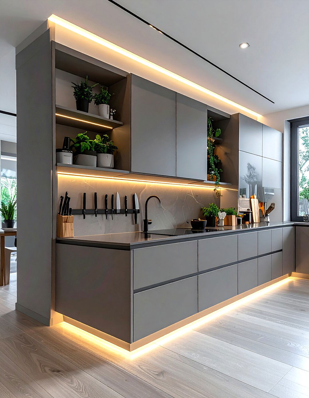 Magnetic Knife Strip Under Kitchen Cabinet - 30 magnetic knife strip kitchen ideas