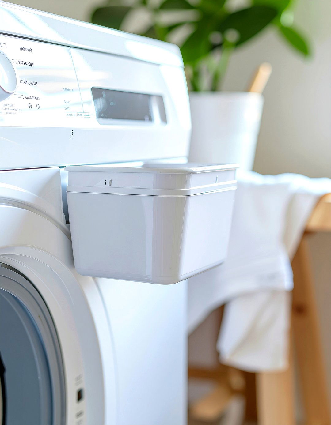 Magnetic Lint Bin For Dryer Side - 30 laundry room organization ideas