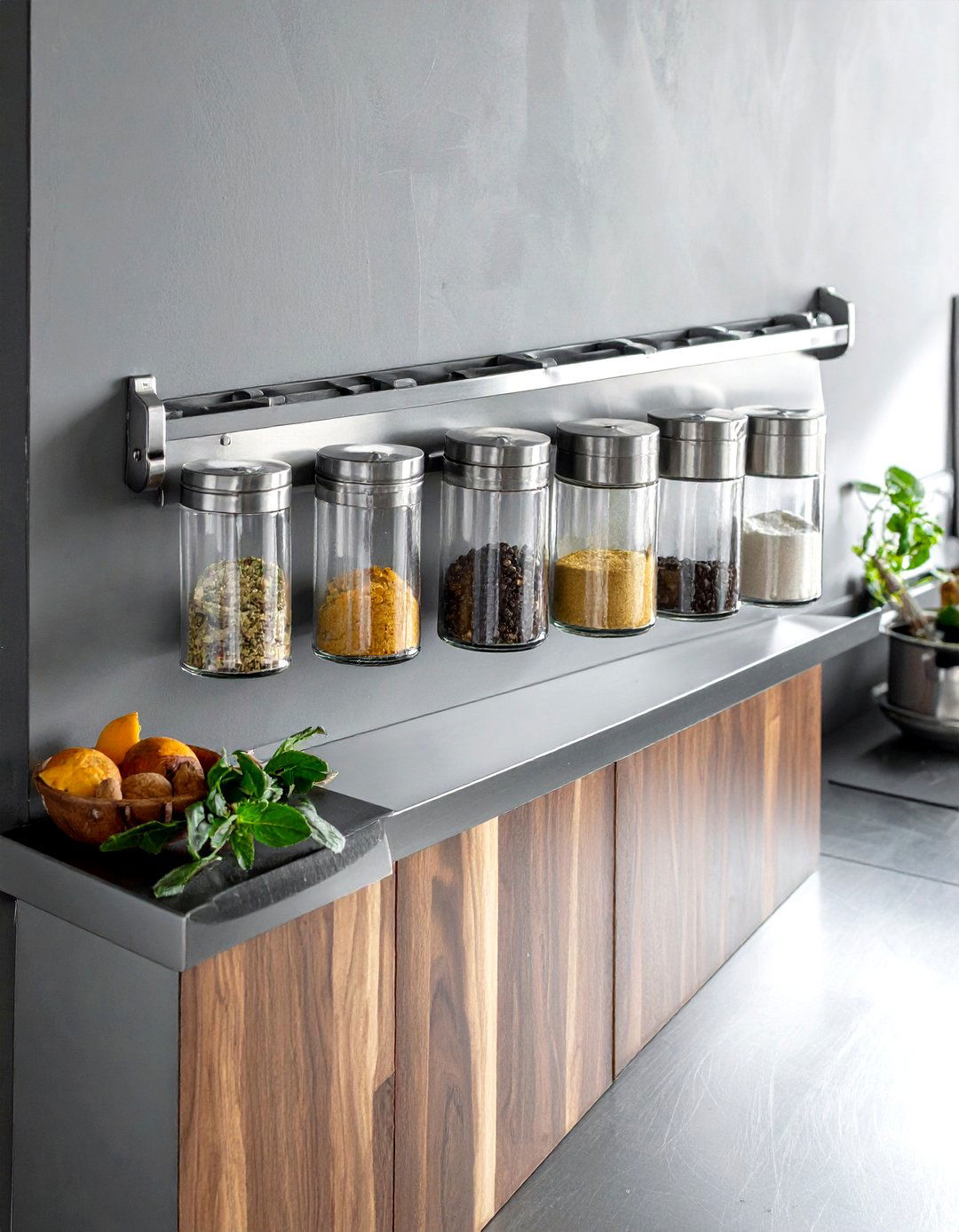Magnetic Spice Strip For Wall - 30 spice rack kitchen ideas
