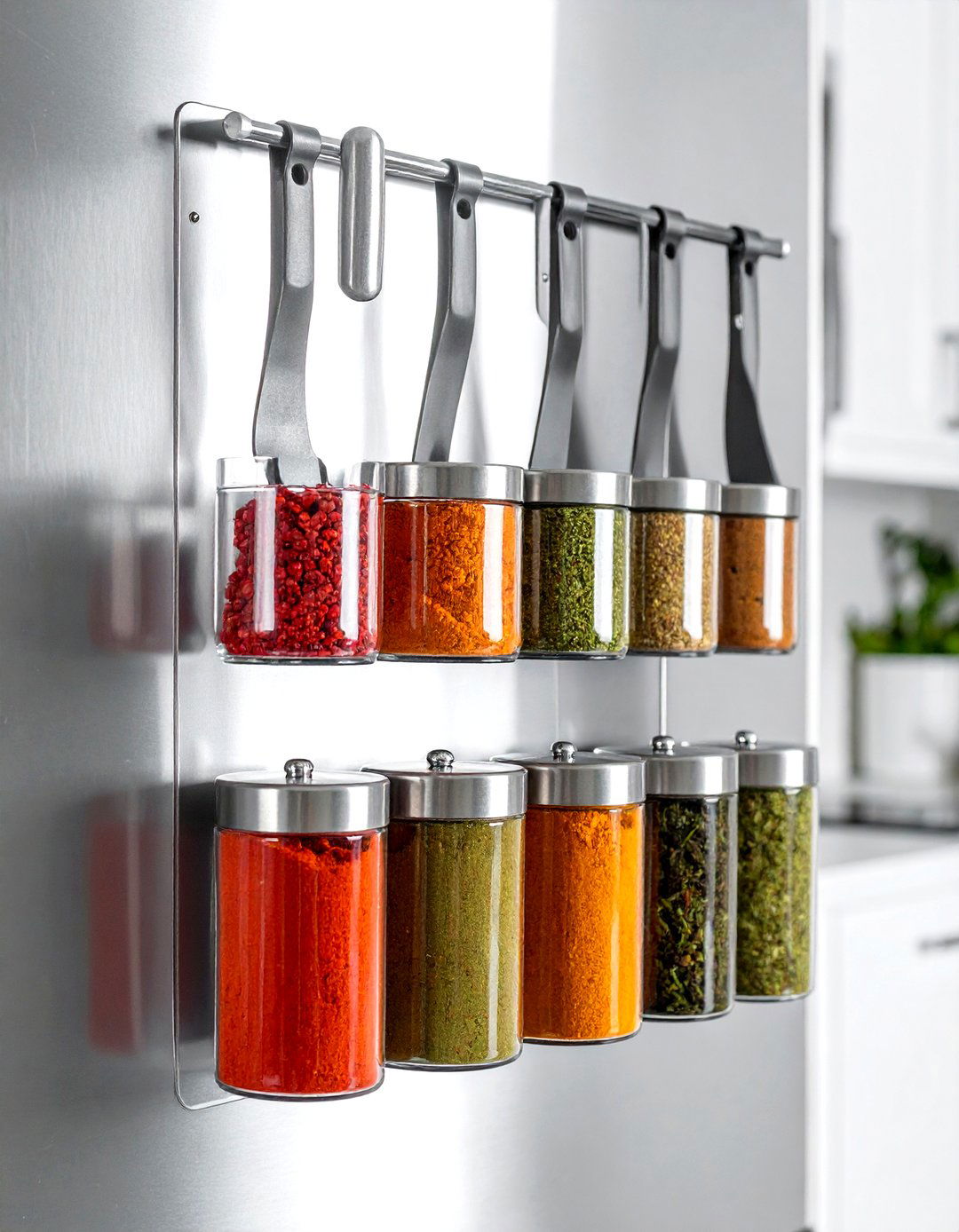 Magnetic Spice Tin - 30 small kitchen organization ideas