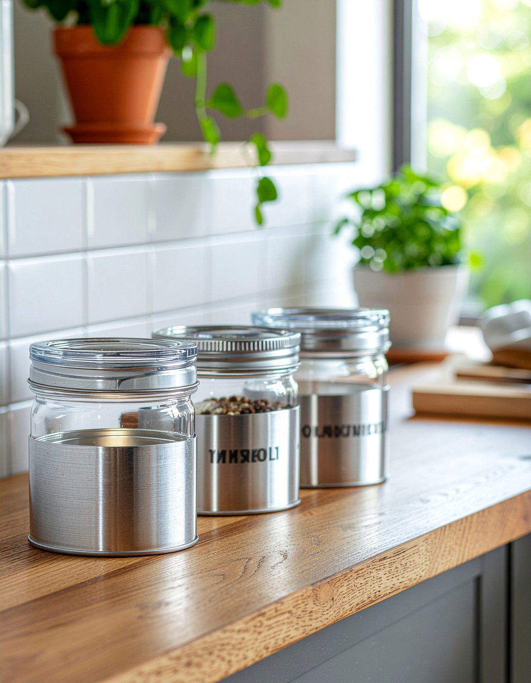 Magnetic Spice Tins - 30 pantry organization kitchen ideas