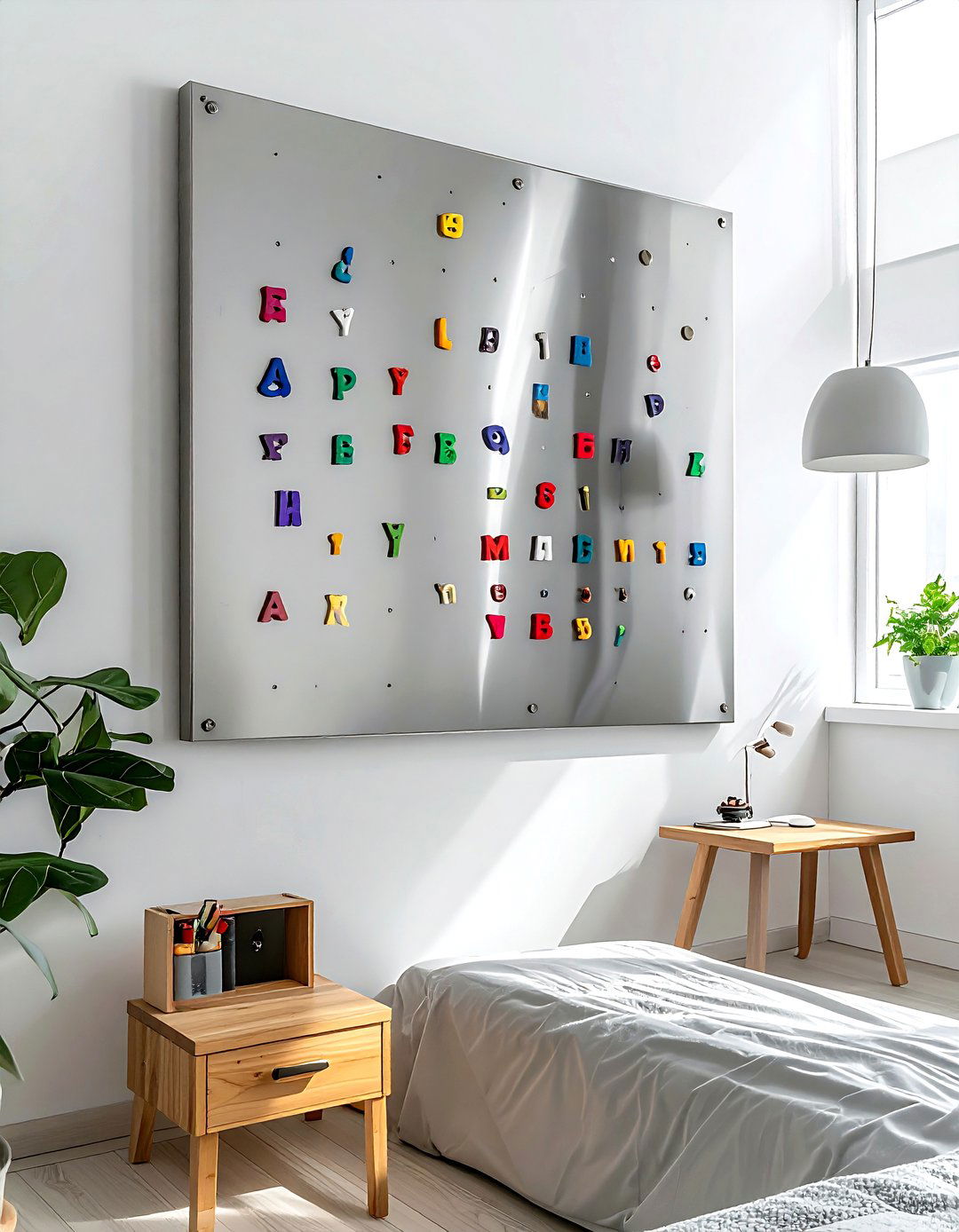 Magnetic board - 30 kid-friendly decor ideas