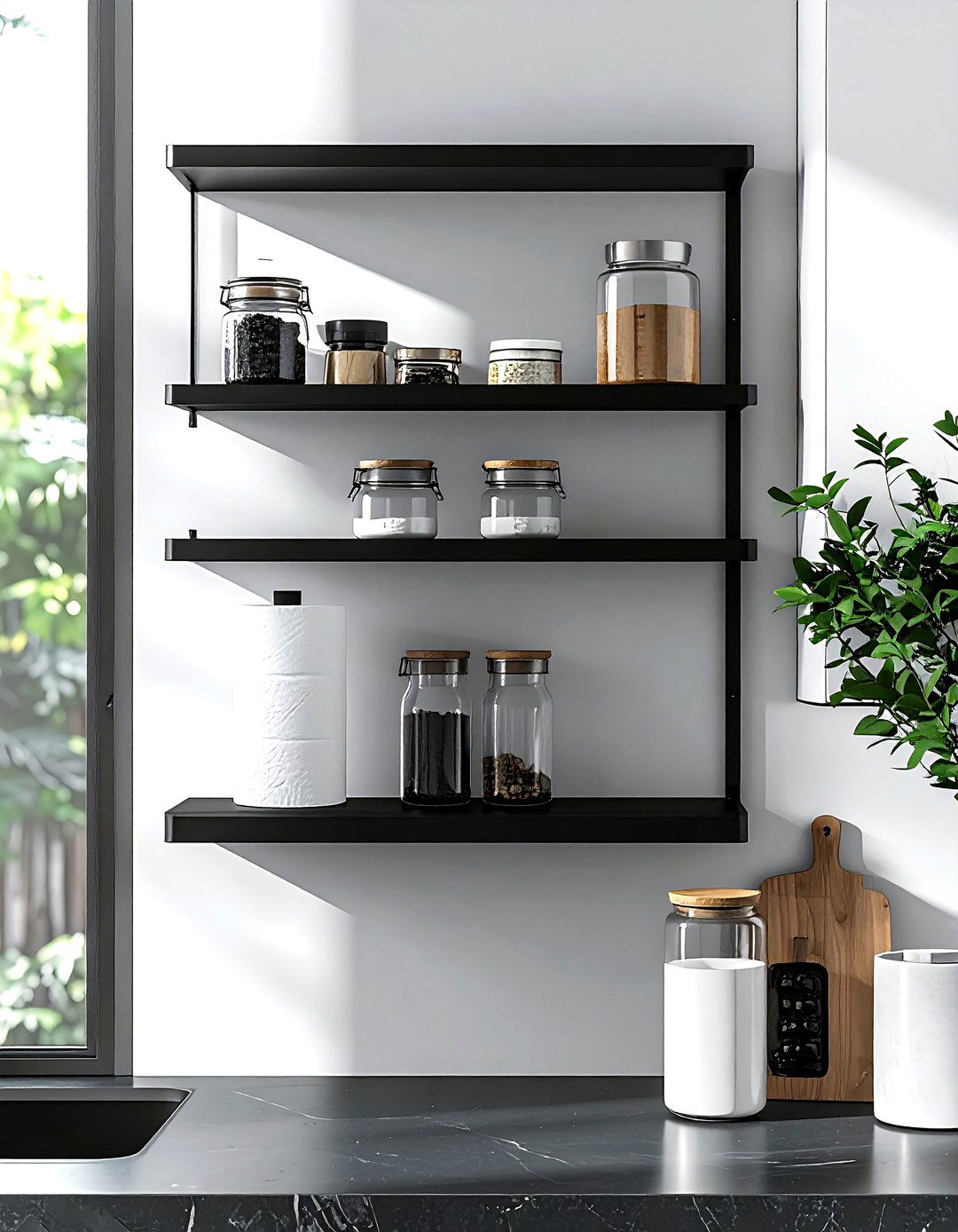 Magnetic fridge shelf - 30 kitchen storage hacks