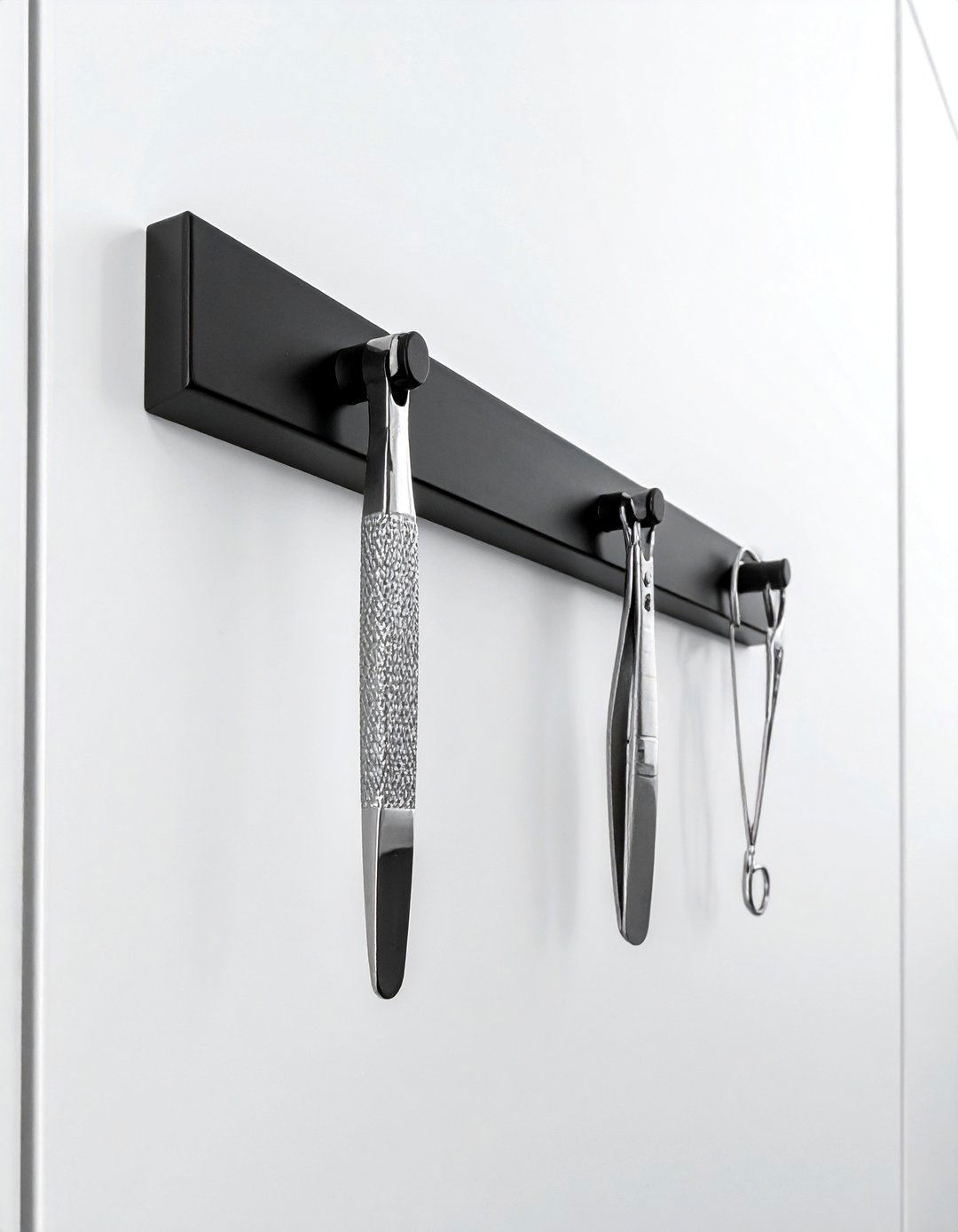 Magnetic grooming tool strip - 30 bathroom storage solutions