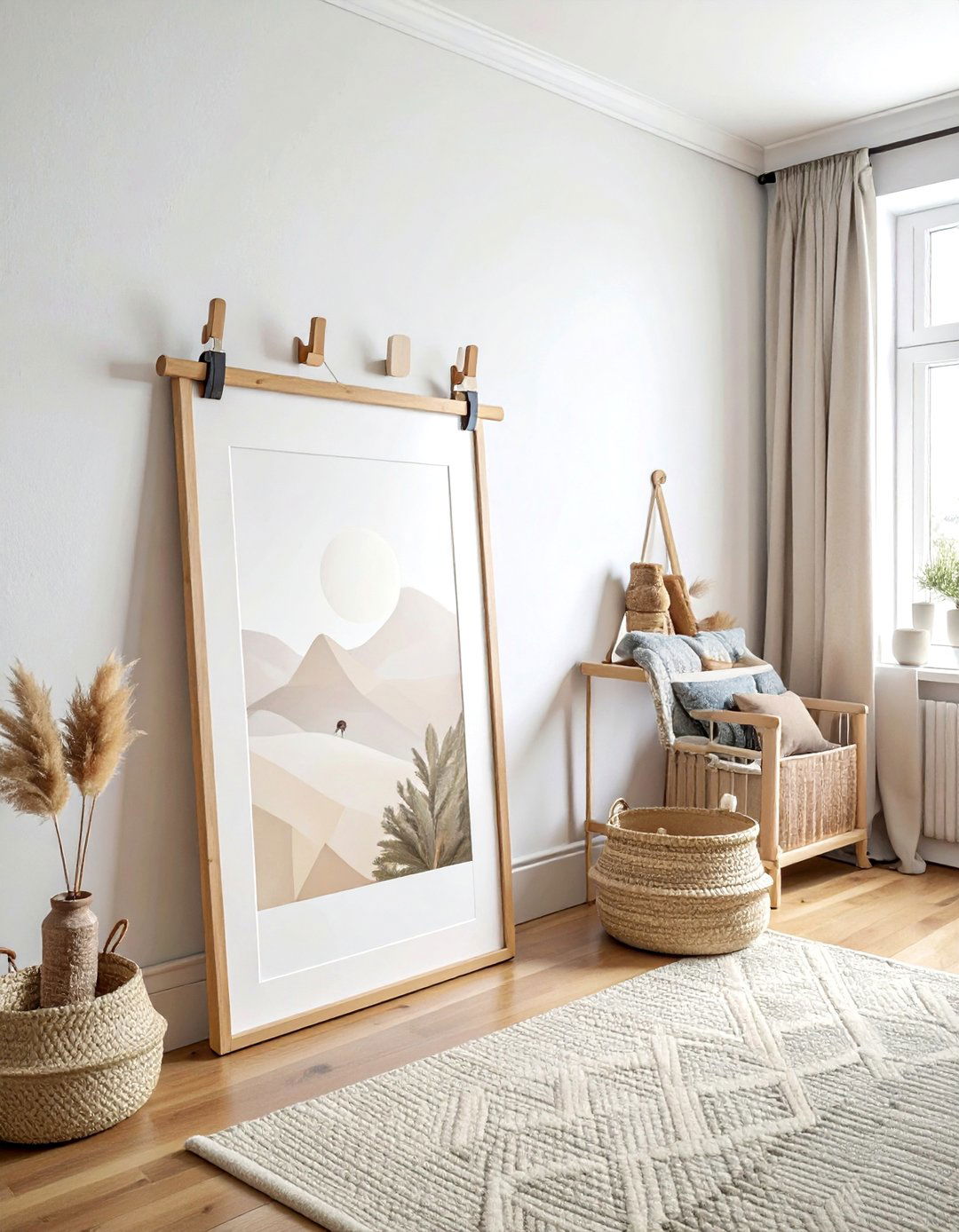 Magnetic poster hangers - 30 photo frame ideas