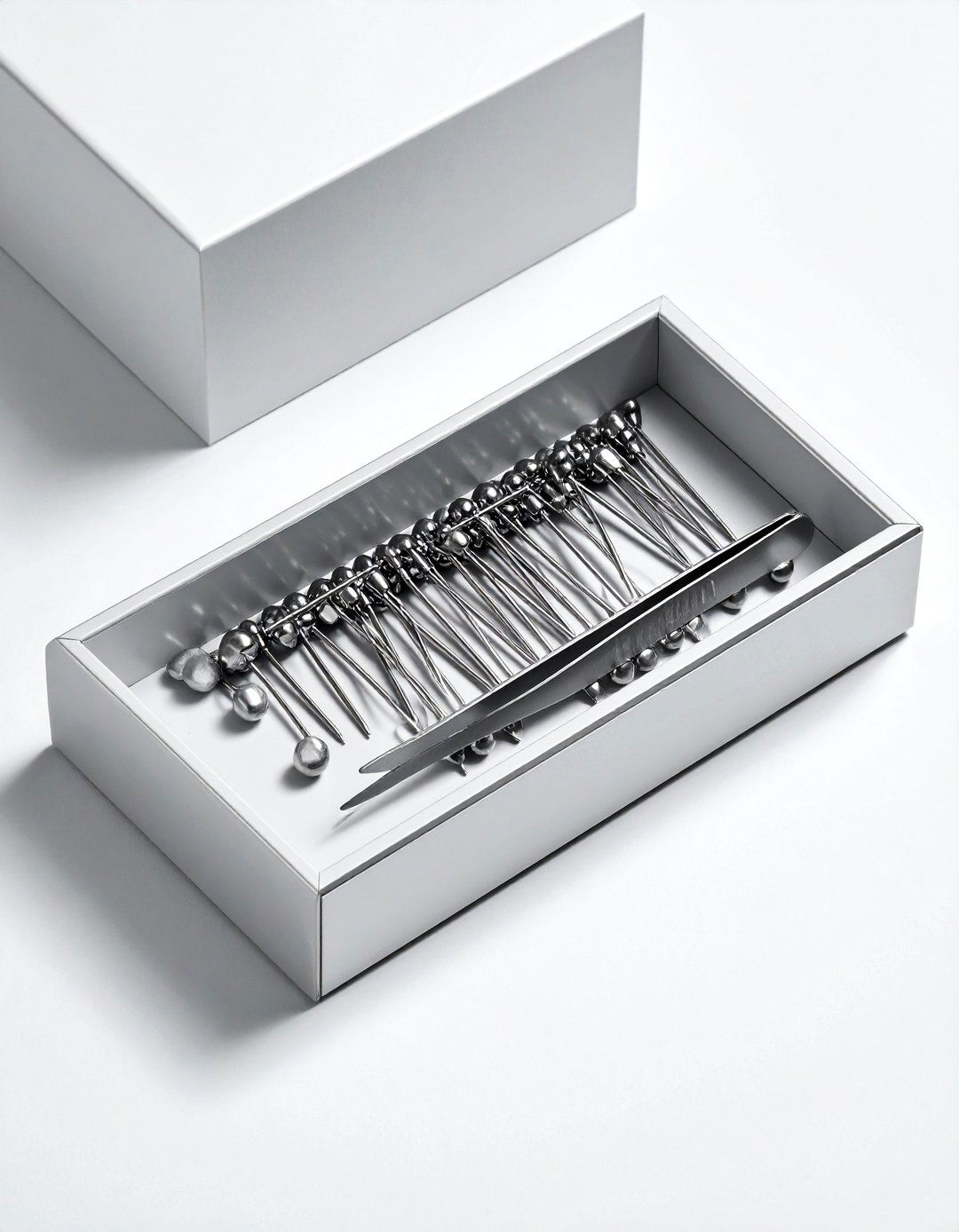 Magnetic strip for bobby pins - 30 bedroom storage hacks