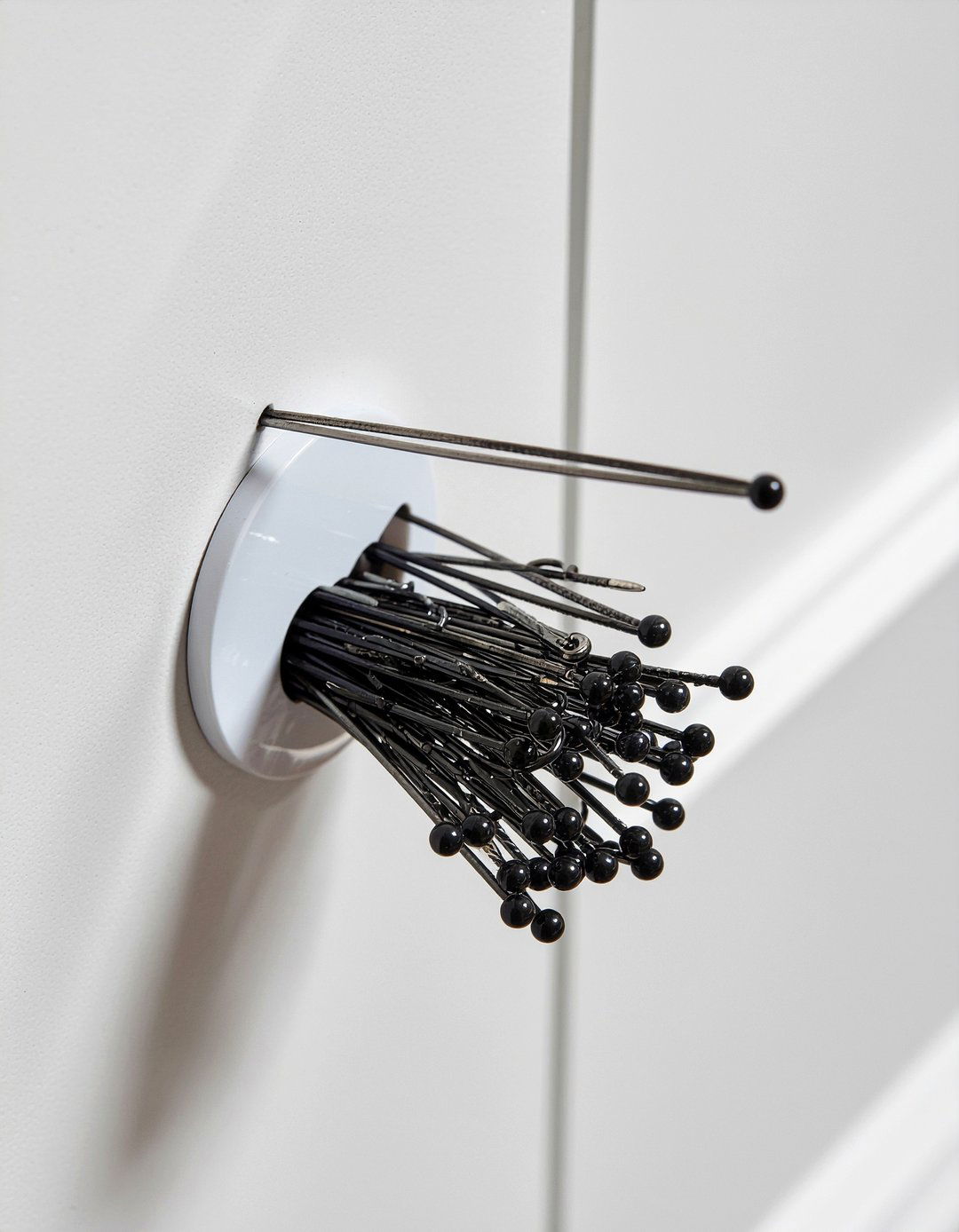 Magnetic strip for bobby pins - 30 bathroom must-haves