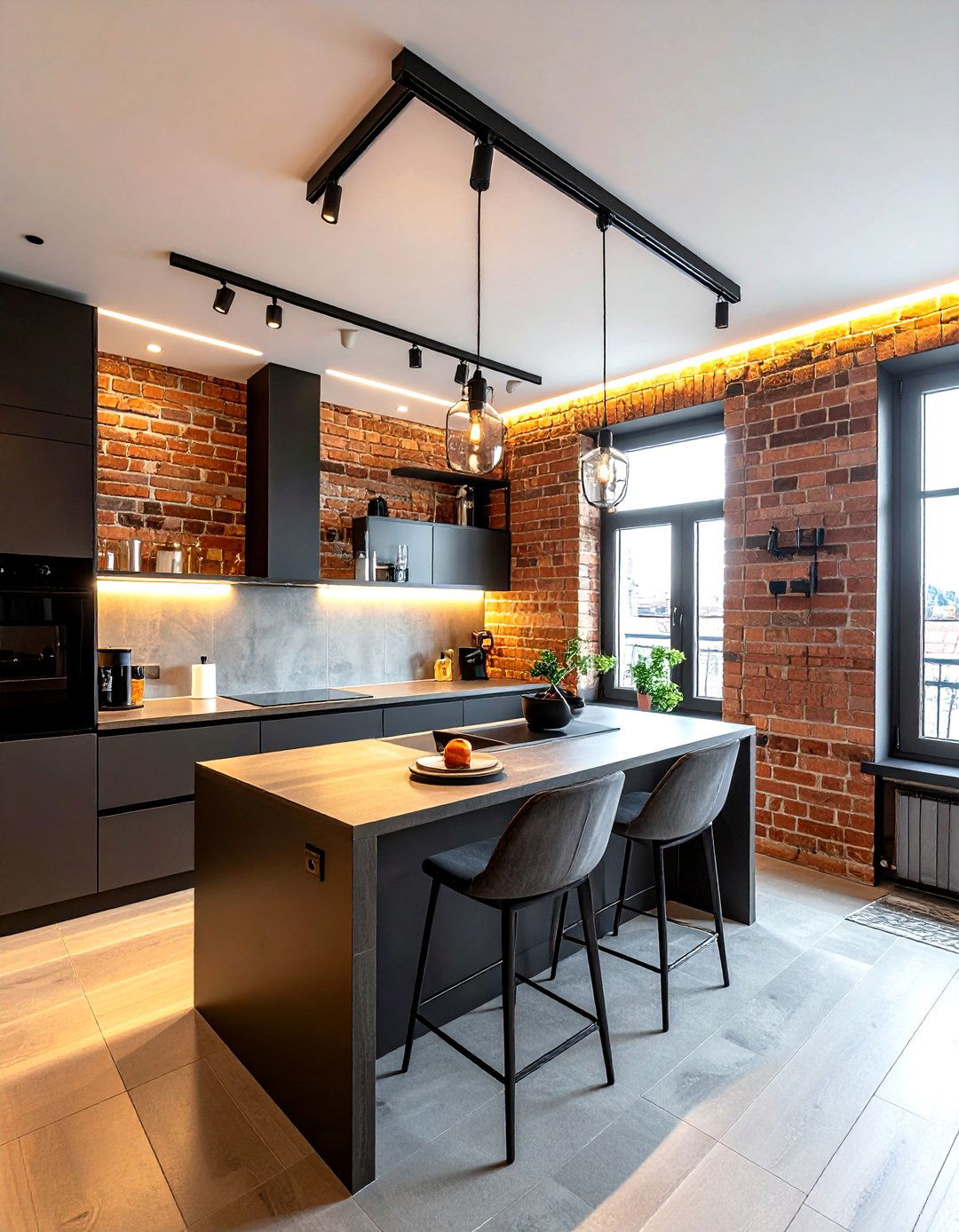 Magnetic track lighting system - 30 kitchen LED lighting ideas