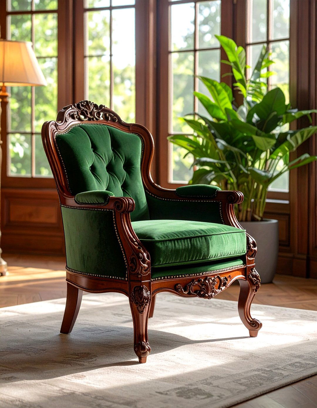 Mahogany Accent Chair - 30 living room mahogany furniture ideas
