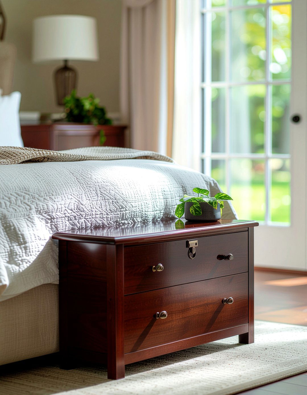 Mahogany Blanket Chest - 30 bedroom mahogany furniture ideas