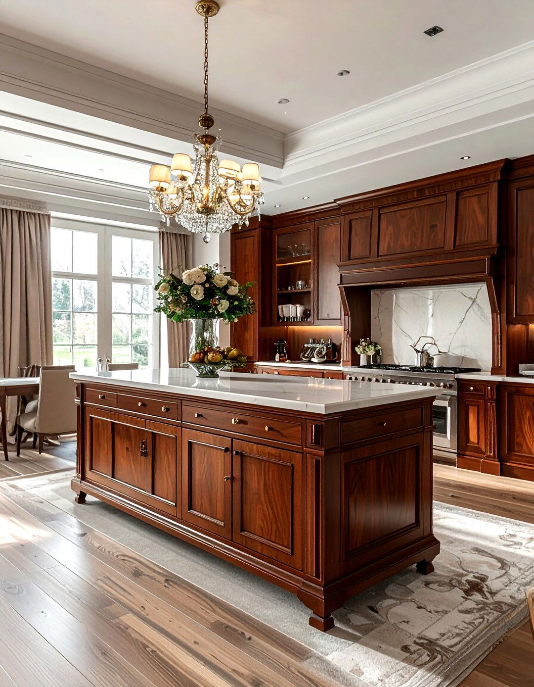 Mahogany Buffet - 30 living room mahogany furniture ideas