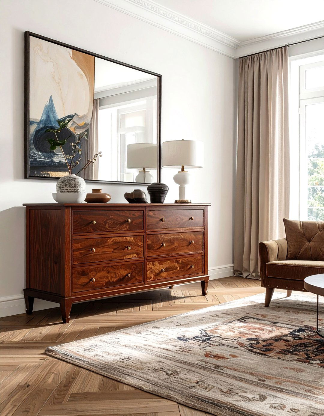 Mahogany Chest of Drawers - 30 living room mahogany furniture ideas