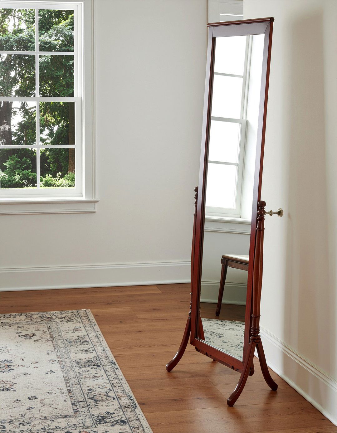 Mahogany Cheval Mirror - 30 bedroom mahogany furniture ideas