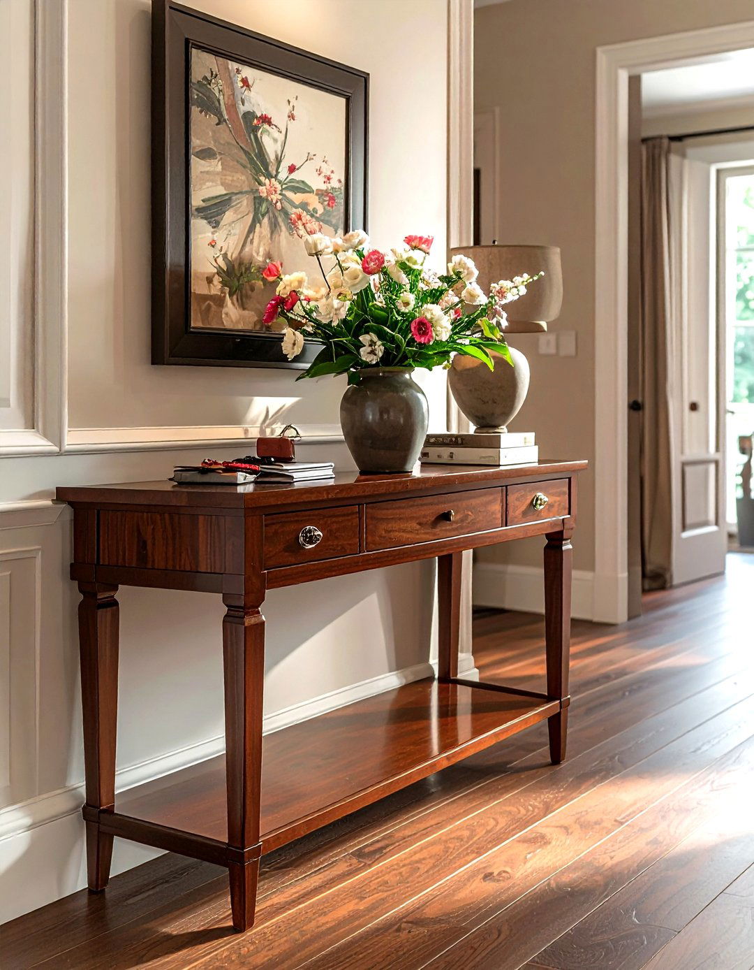 Mahogany Entryway Table - 30 living room mahogany furniture ideas