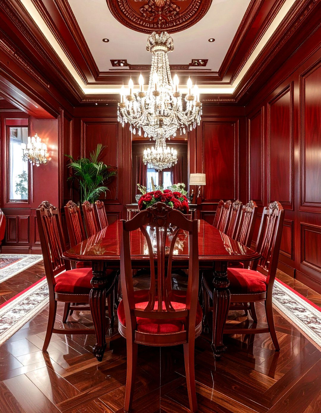 Mahogany Ladderback - 30 ladderback dining chair ideas