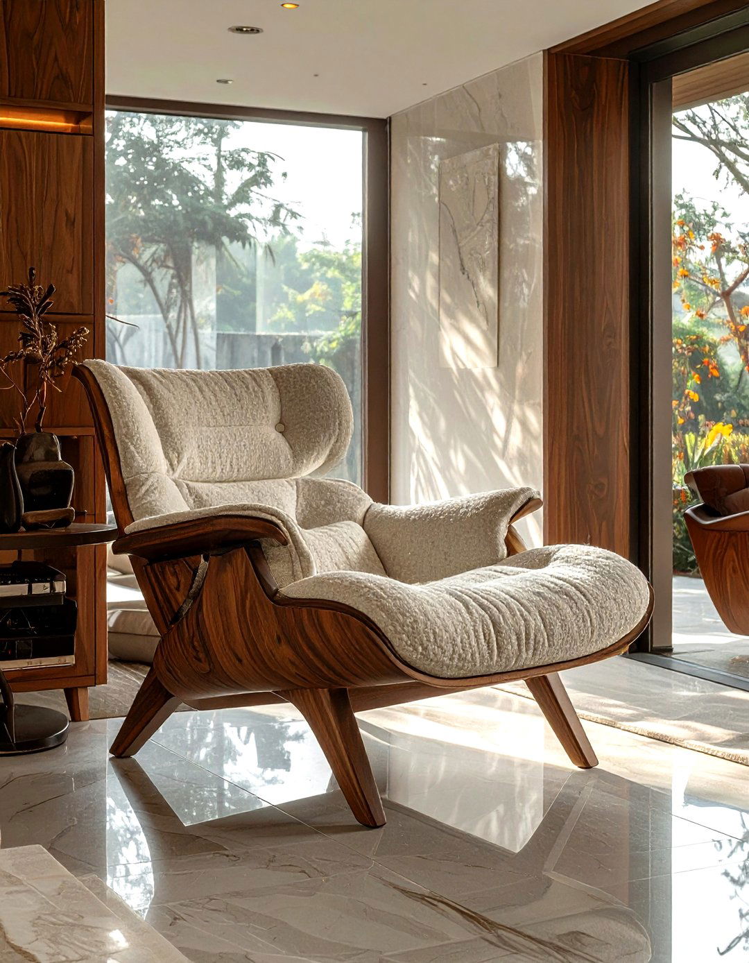 Mahogany Lounge Chair - 30 living room mahogany furniture ideas