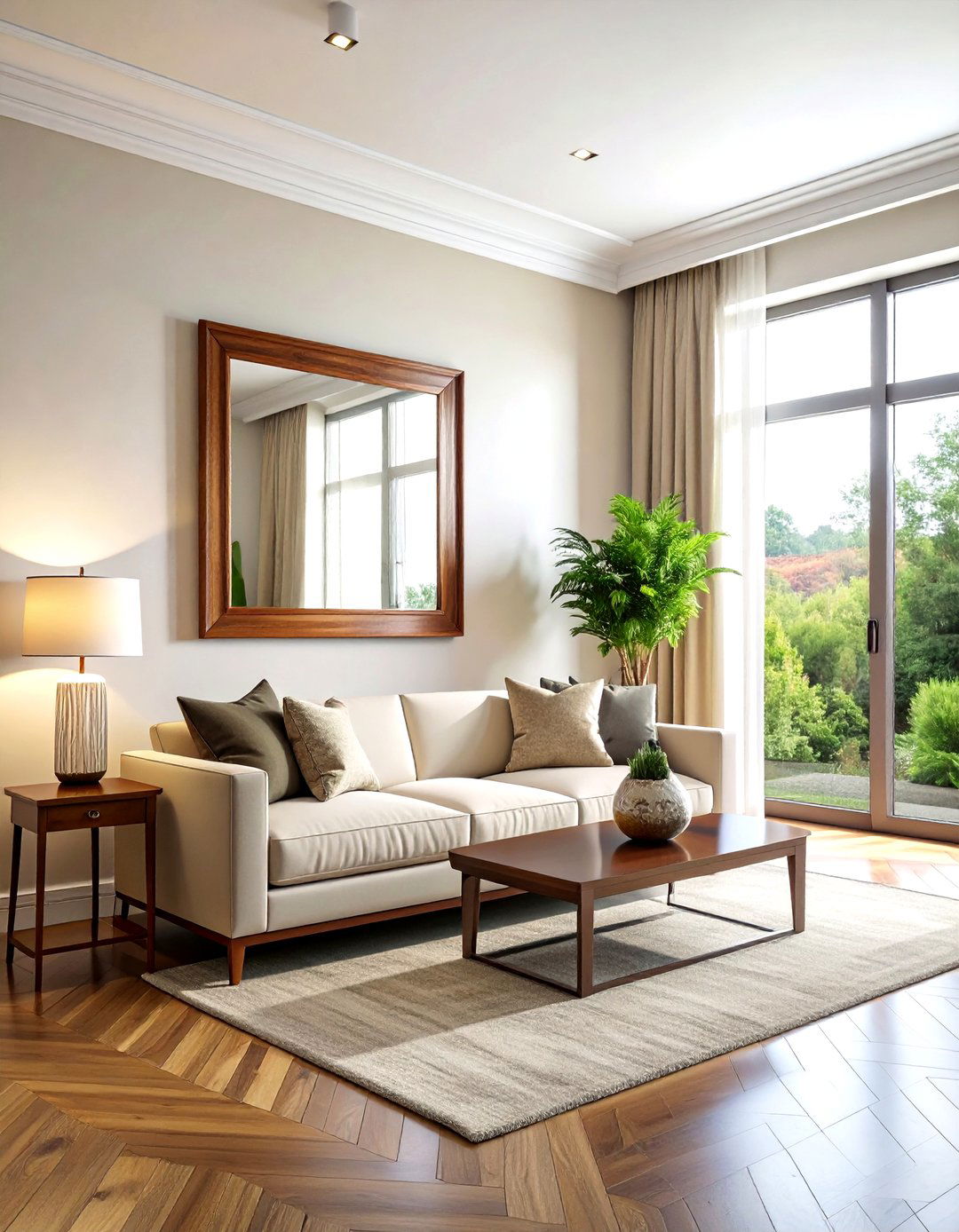 Mahogany Mirror Frame - 30 living room mahogany furniture ideas