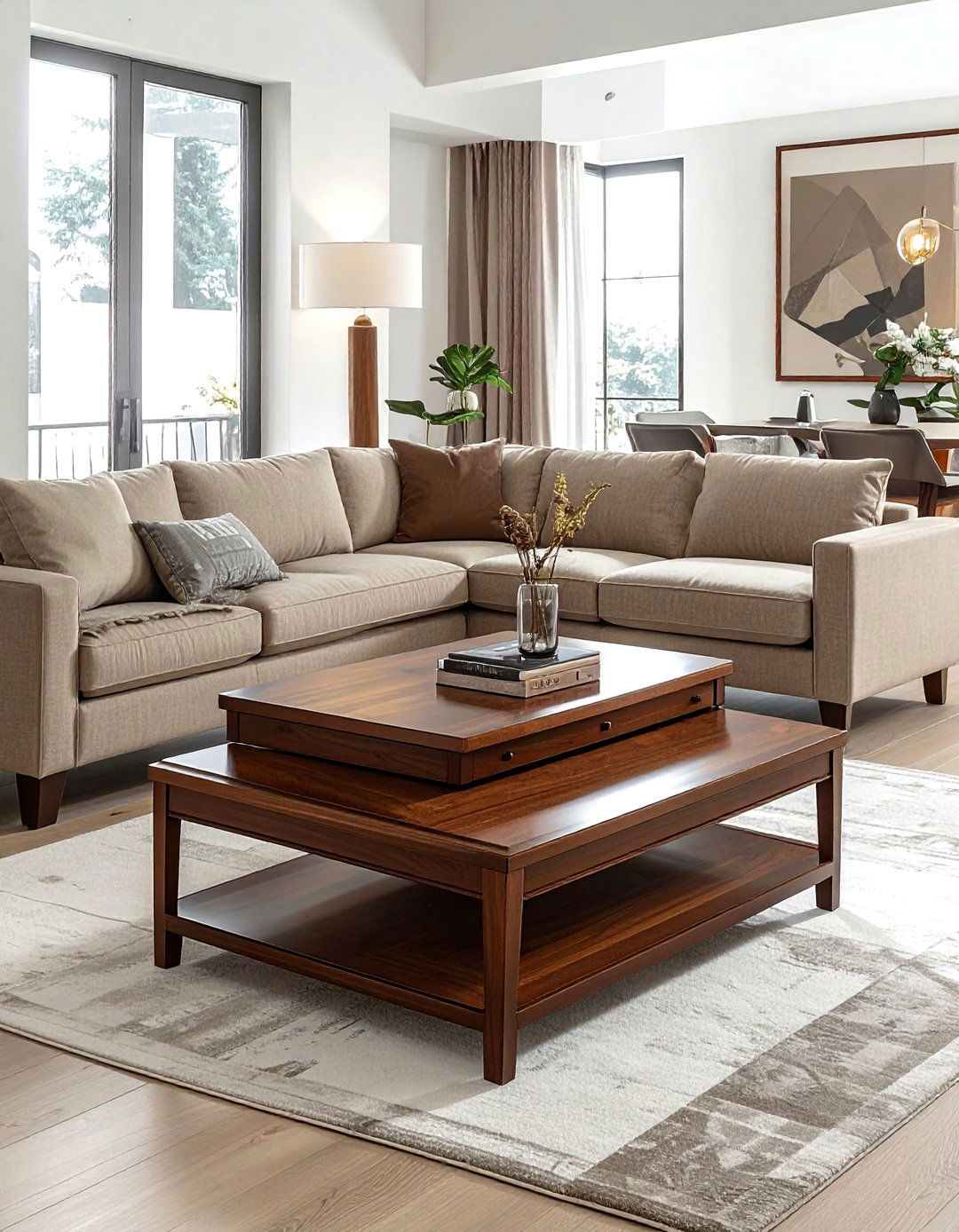 Mahogany Nesting Tables - 30 living room mahogany furniture ideas