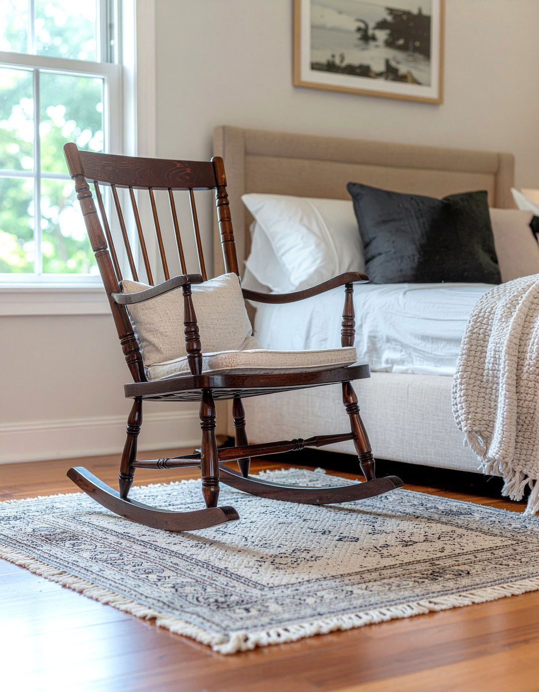 Mahogany Rocking Chair - 30 bedroom mahogany furniture ideas