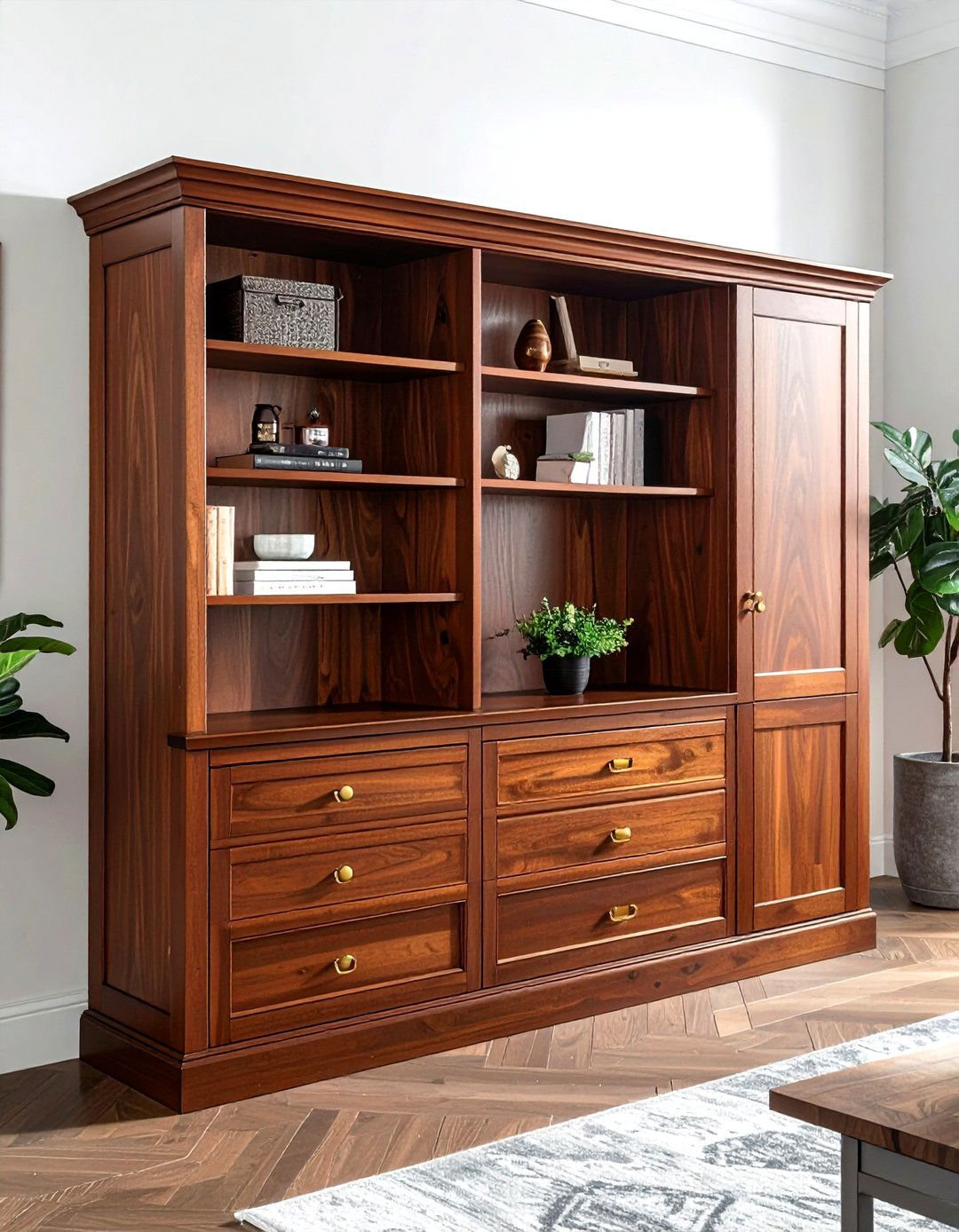 Mahogany Storage Cabinet - 30 living room mahogany furniture ideas