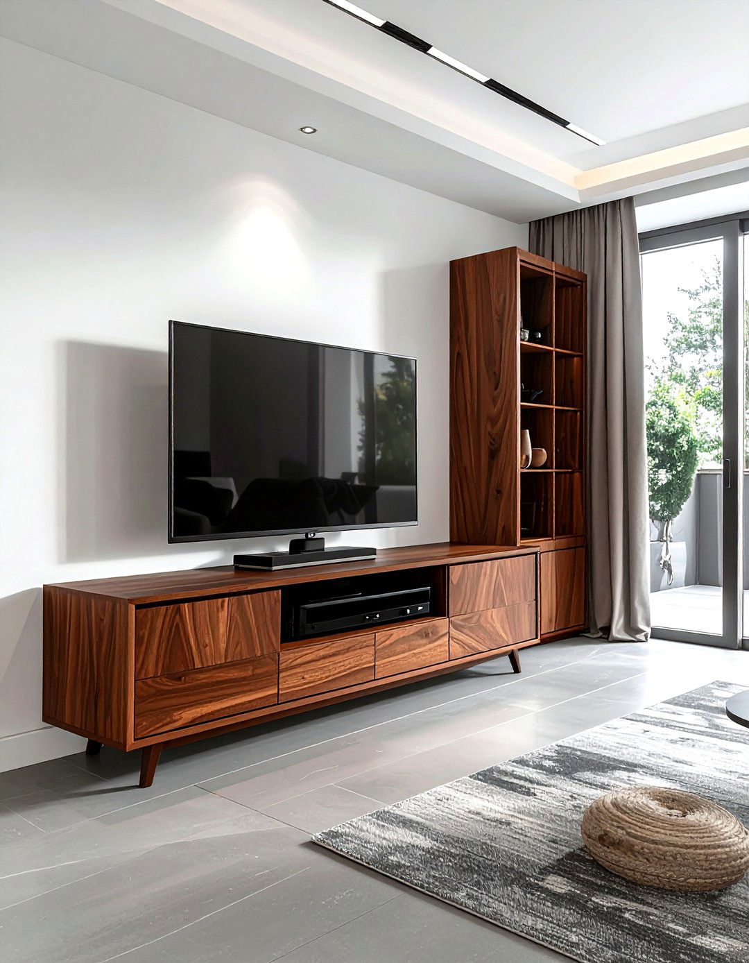 Mahogany TV Stand - 30 living room mahogany furniture ideas