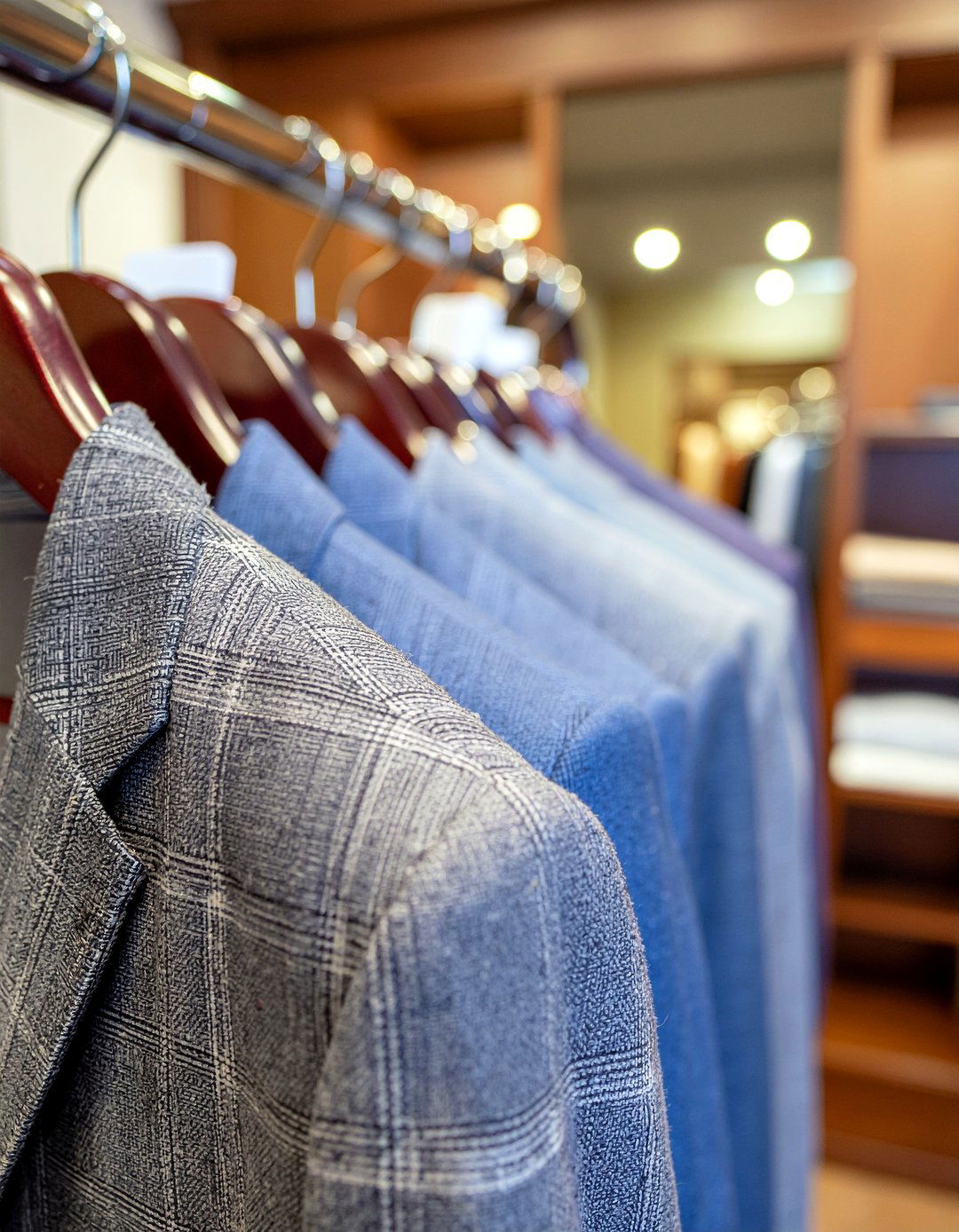 Mahogany wooden hangers - 30 bedroom wooden hangers