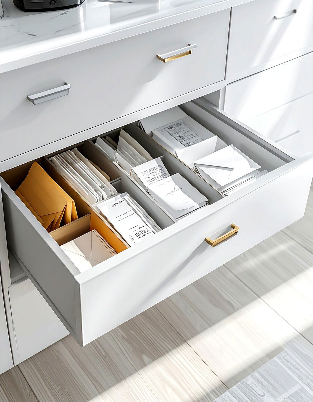 Mail Sorter Drawer Insert - 30 living room drawer organization ideas
