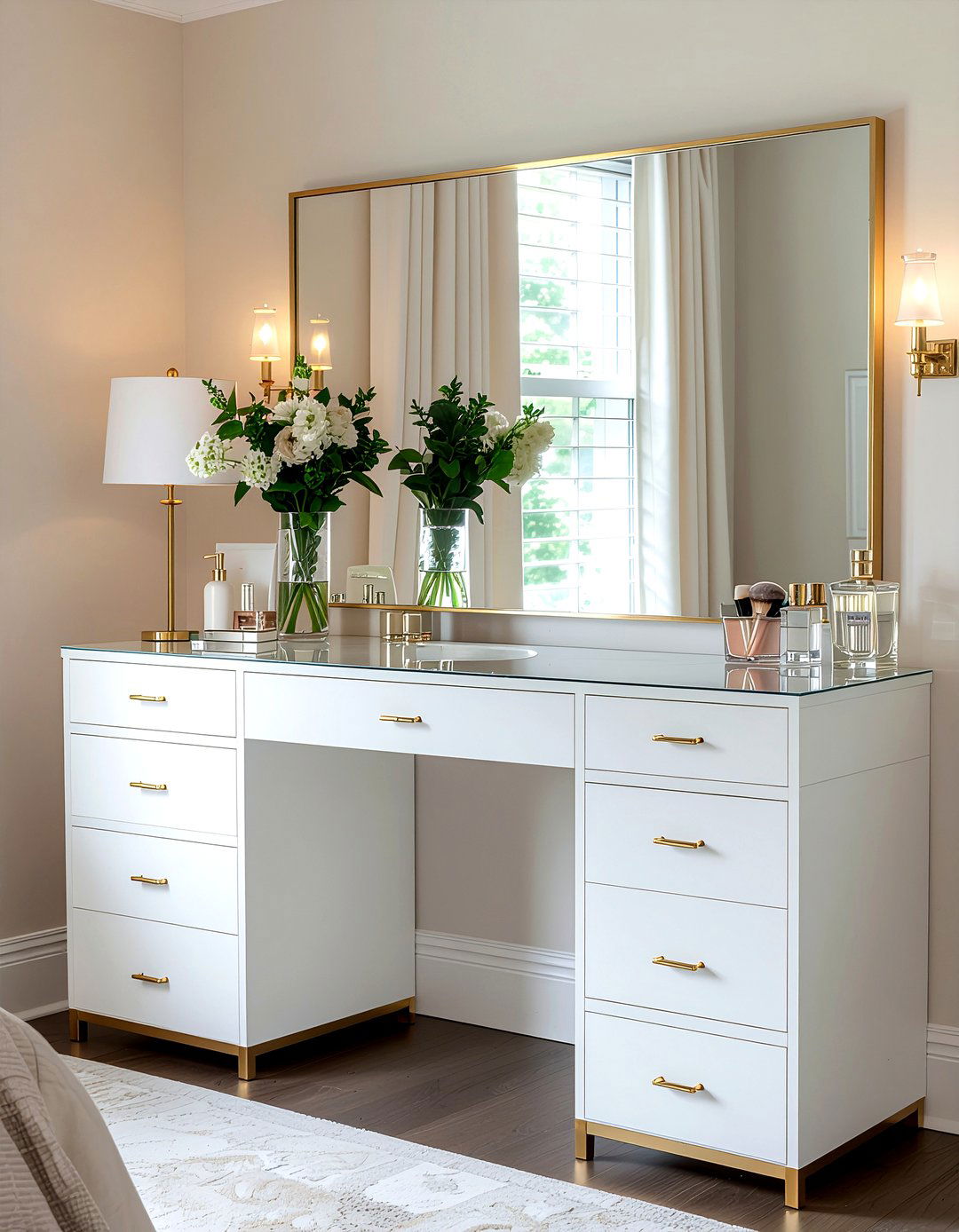 Makeup Vanity Desk With Drawers - 30 bedroom desk with drawers