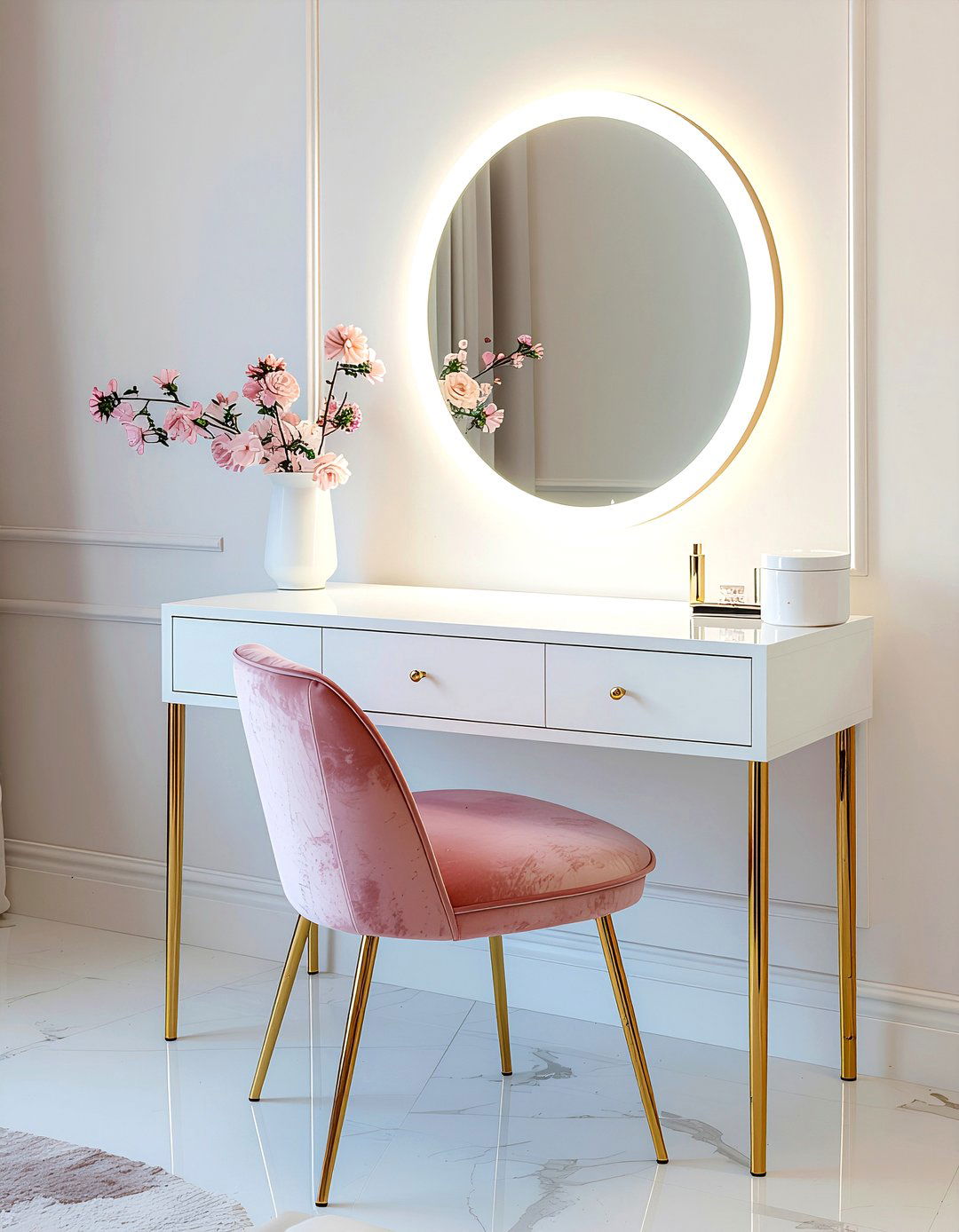 Makeup Vanity With Mirror - 30 bathroom furniture ideas