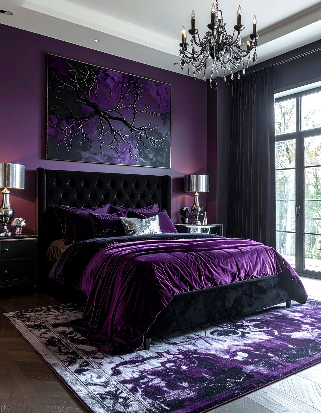 Maleficent Dark Bedroom - 30 character home decor ideas
