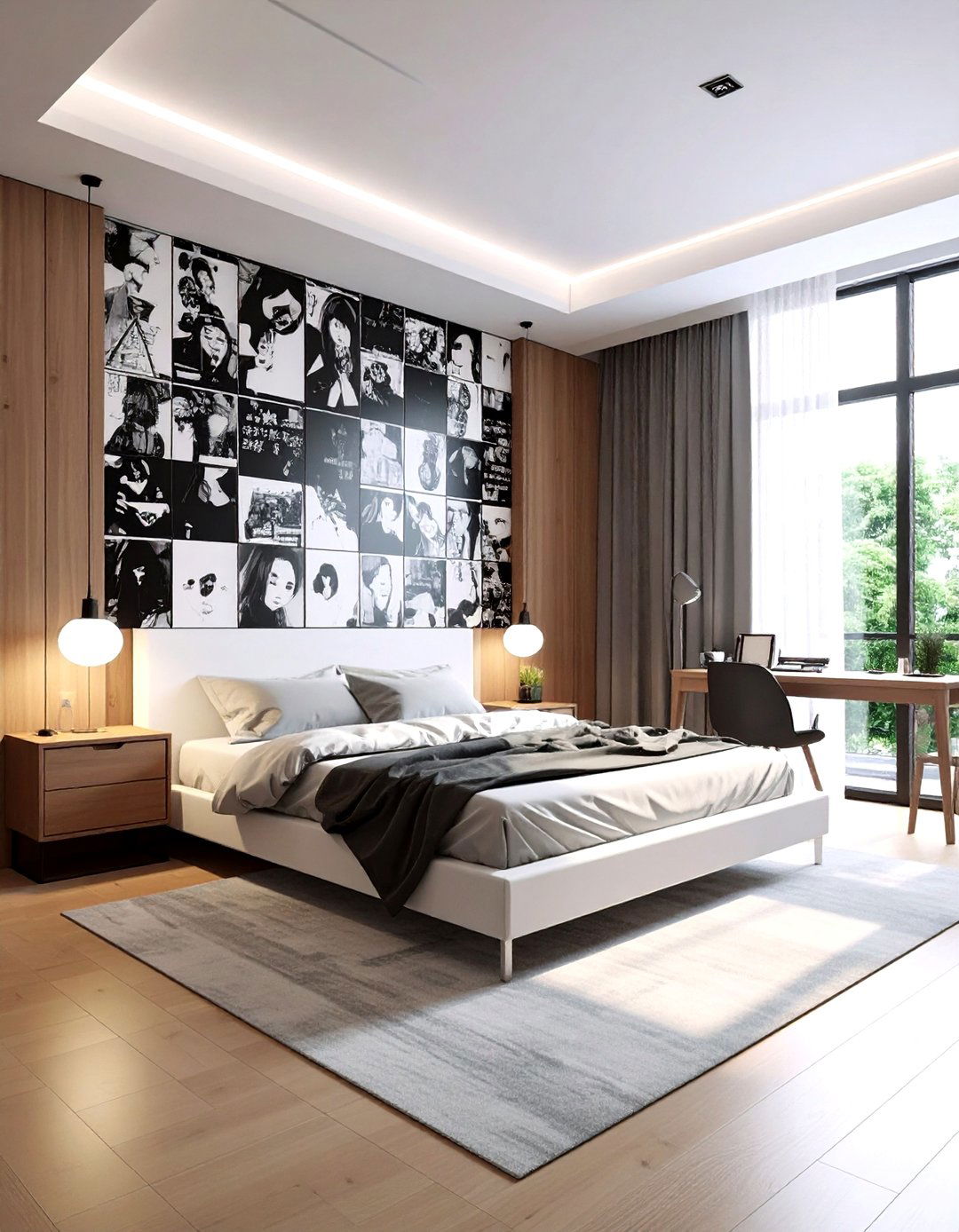 Manga wall collage - 30 manga bedroom ideas