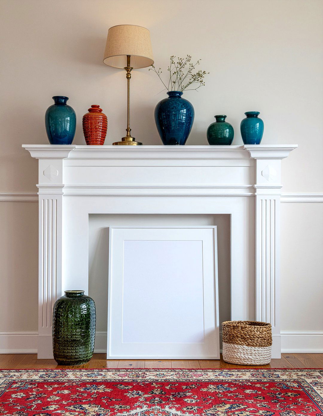 Mantel Styling Idea - 30 living room letter boards