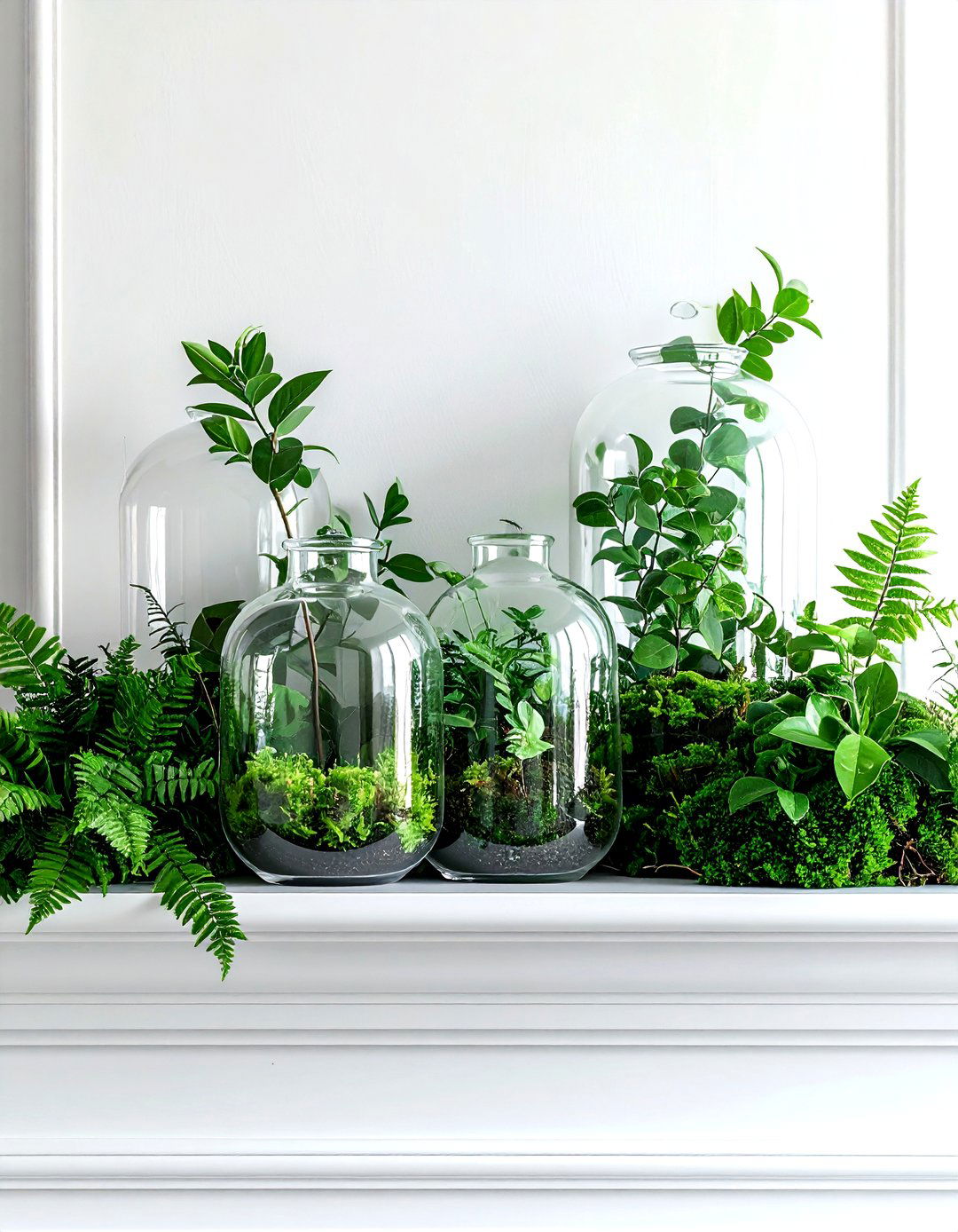 Mantle Terrarium - 30 living room terrariums