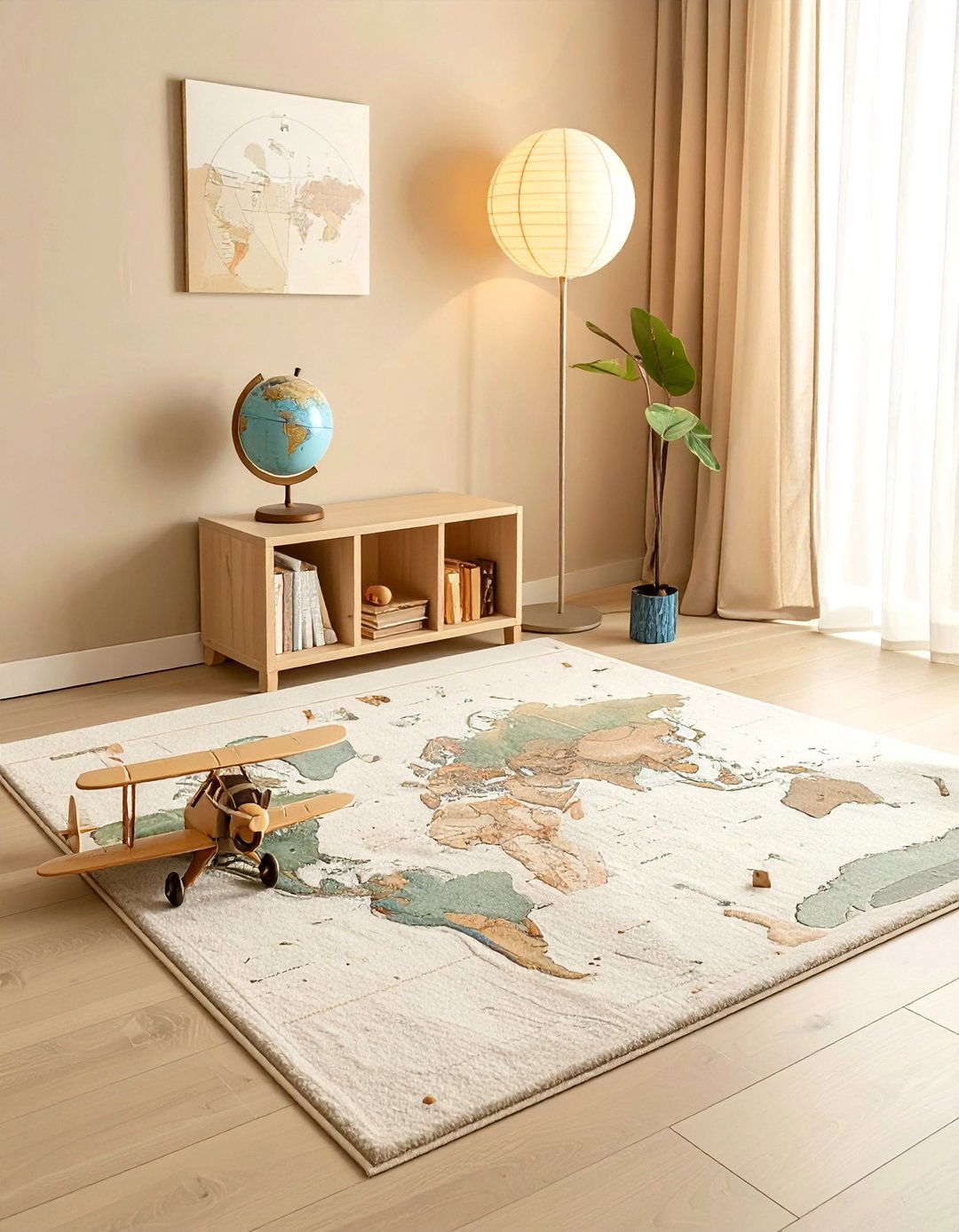 Map Nursery Rug - 30 nursery rug ideas