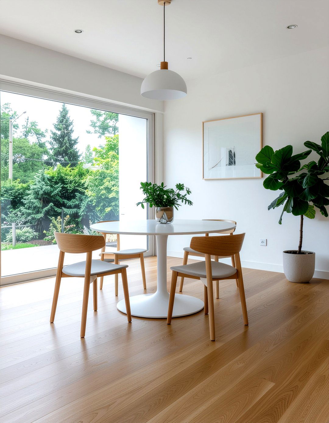 Maple Wood Vinyl Plank - 30 dining room vinyl floor ideas