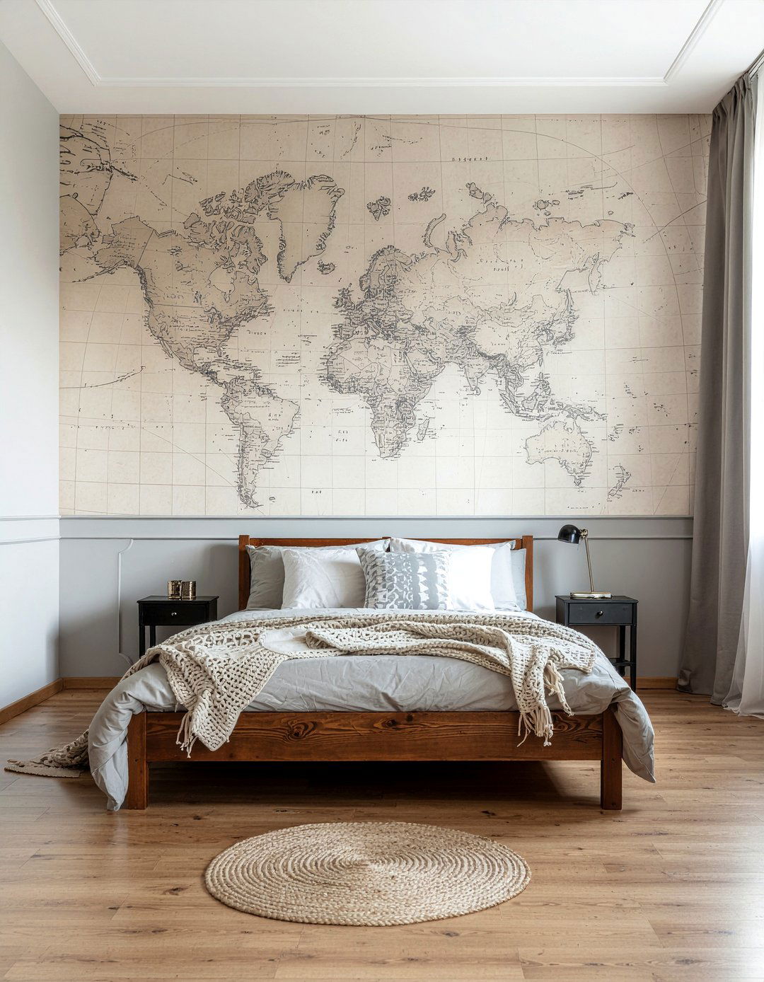 Marauders Map Wall - 30 Harry Potter bedroom ideas