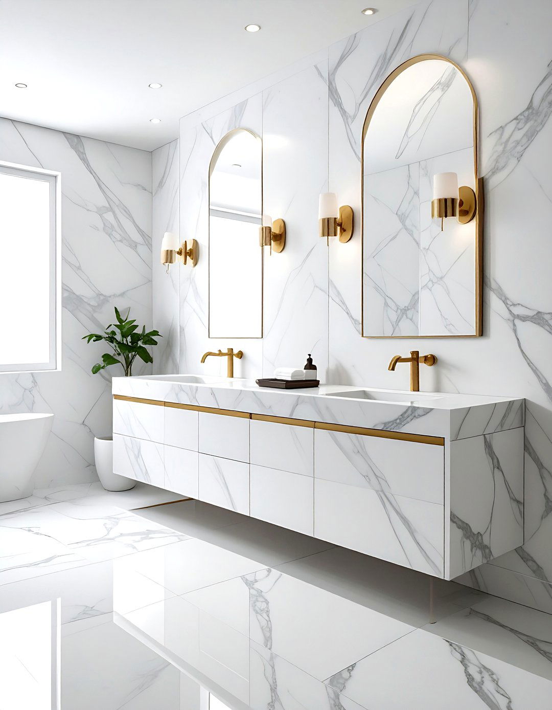 Marble Bathroom - 30 stone bathroom ideas