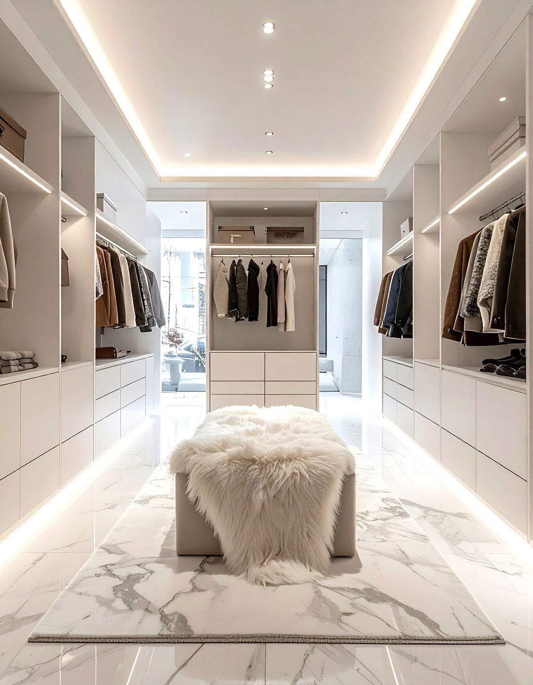 Marble Bench Seat - 30 marble accent ideas