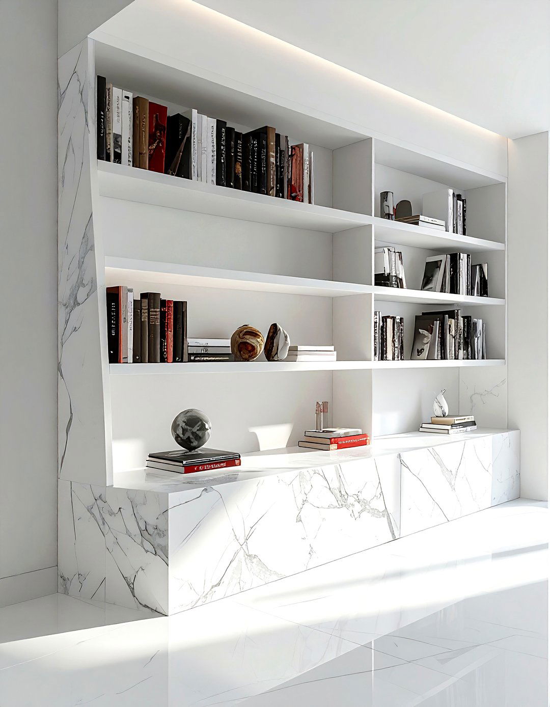 Marble Bookend Pair - 30 marble accent ideas