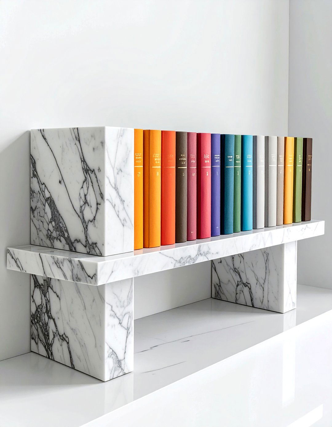 Marble Bookends - 30 mineral decor ideas