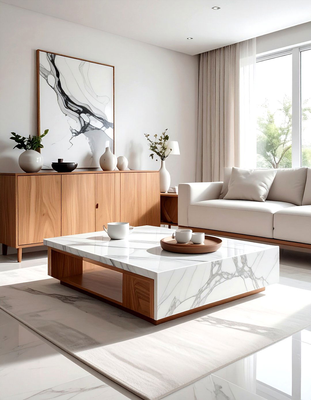 Marble Coaster Set - 30 marble accent ideas