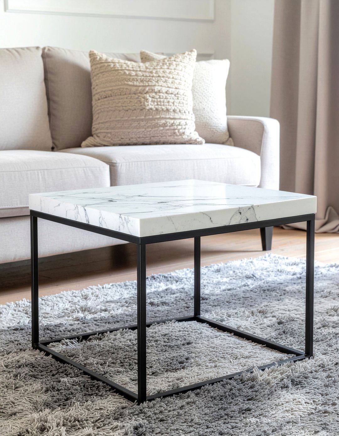 Marble Coffee Table - 30 living room timeless furniture ideas