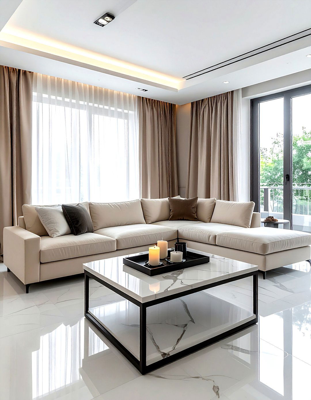 Marble Coffee Table Living Room - 30 living room transitional furniture ideas