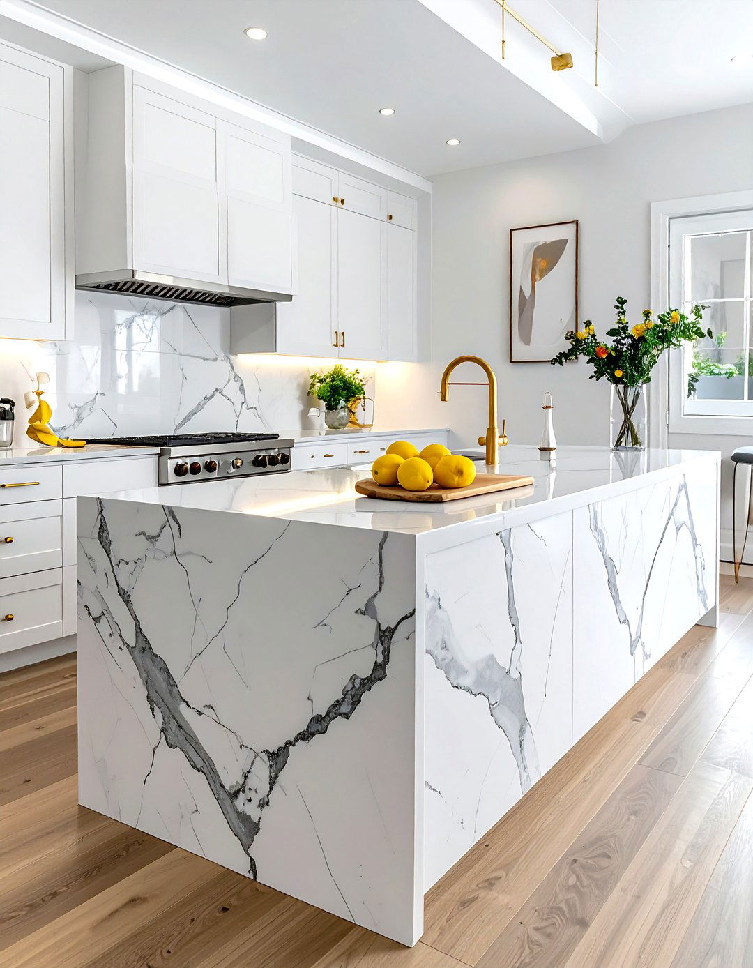 Marble Countertop Contact Paper - 30 peel and stick kitchen ideas